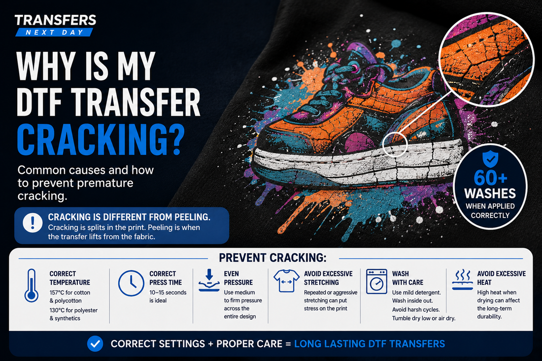 Why Is My DTF Transfer Cracking? Causes & How to Prevent It