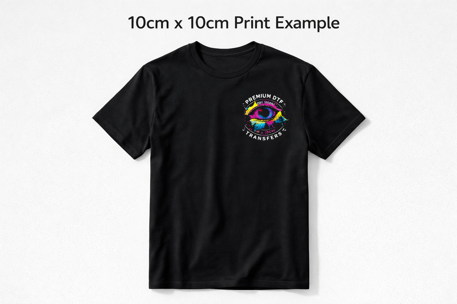 10×10 cm DTF Transfer — medium square transfers