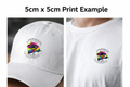 5×5 cm DTF Transfer — small square transfers