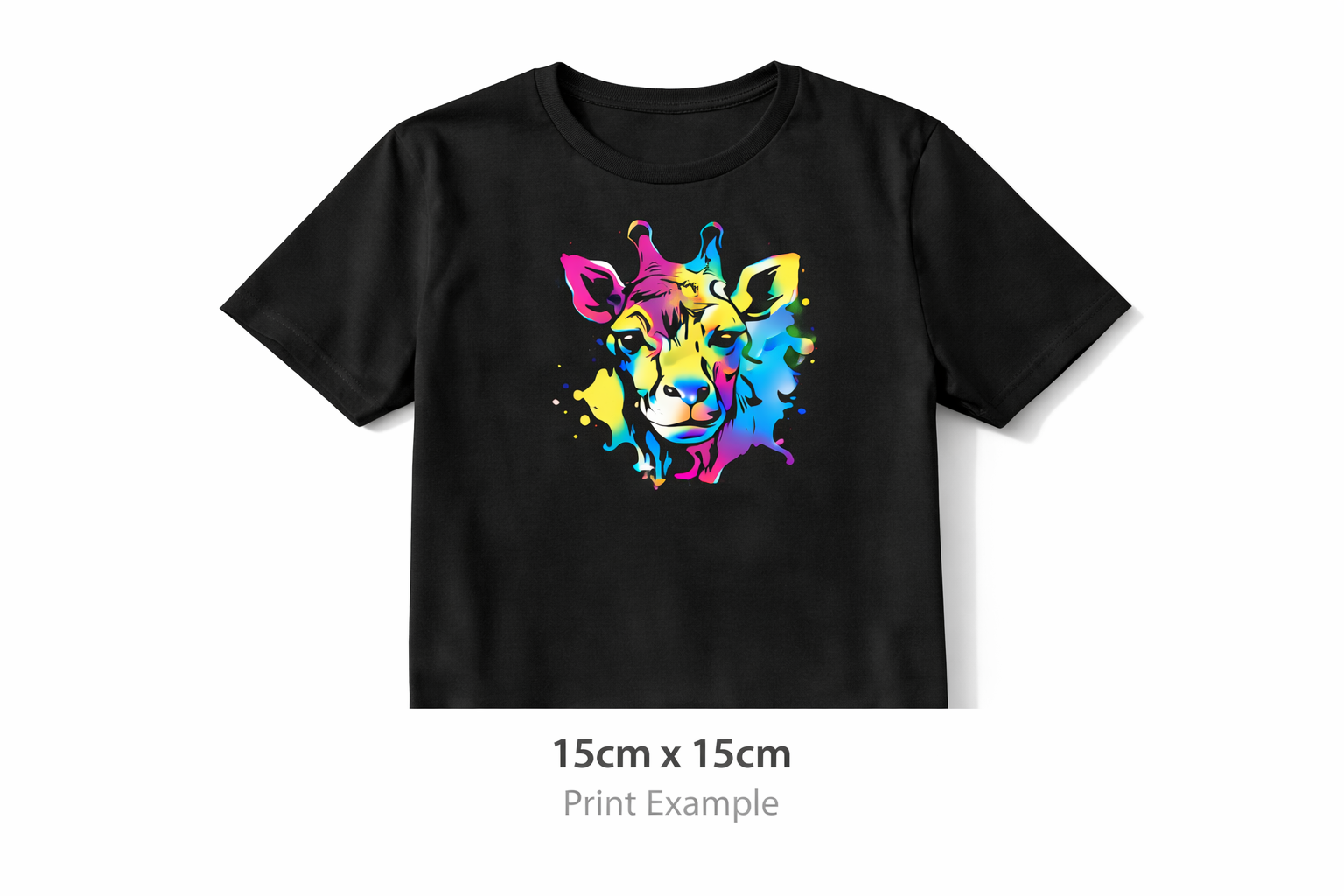 15×15 cm DTF Transfer — larger square transfers